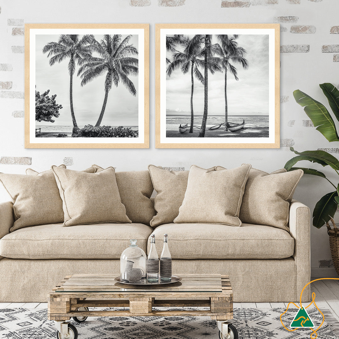 WAIKIKI BEACH II - Framed Print