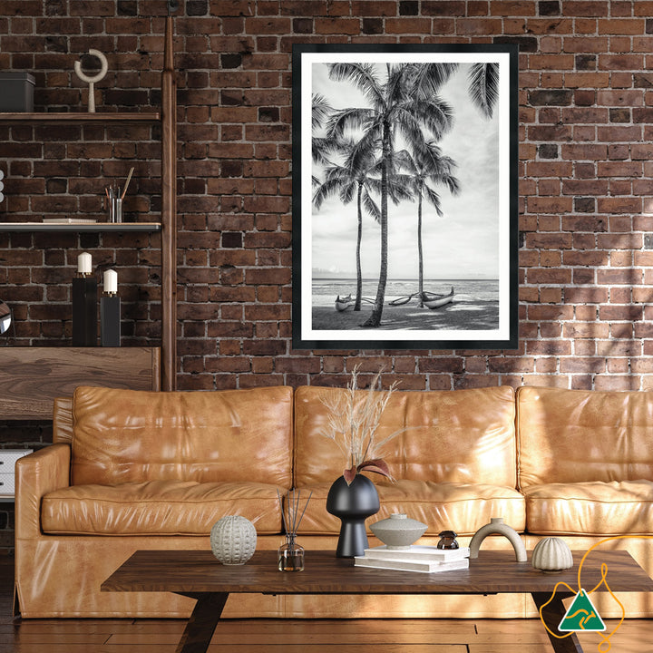 WAIKIKI OUTRIGGER I - Framed Print