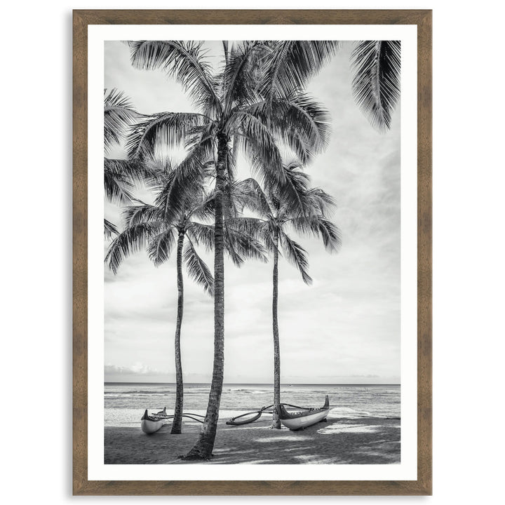 WAIKIKI OUTRIGGER I - Framed Print