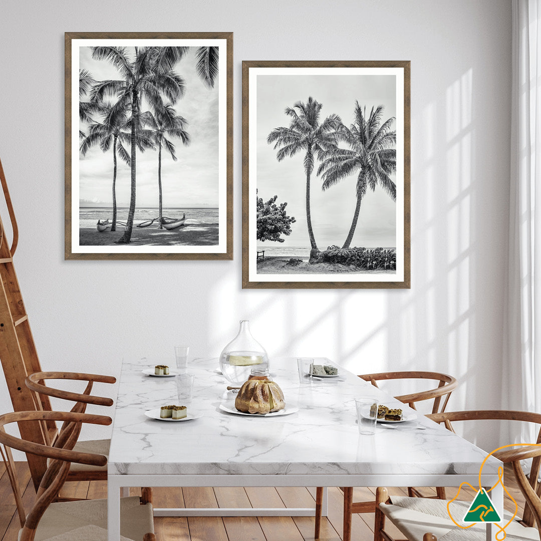 WAIKIKI OUTRIGGER I - Framed Print