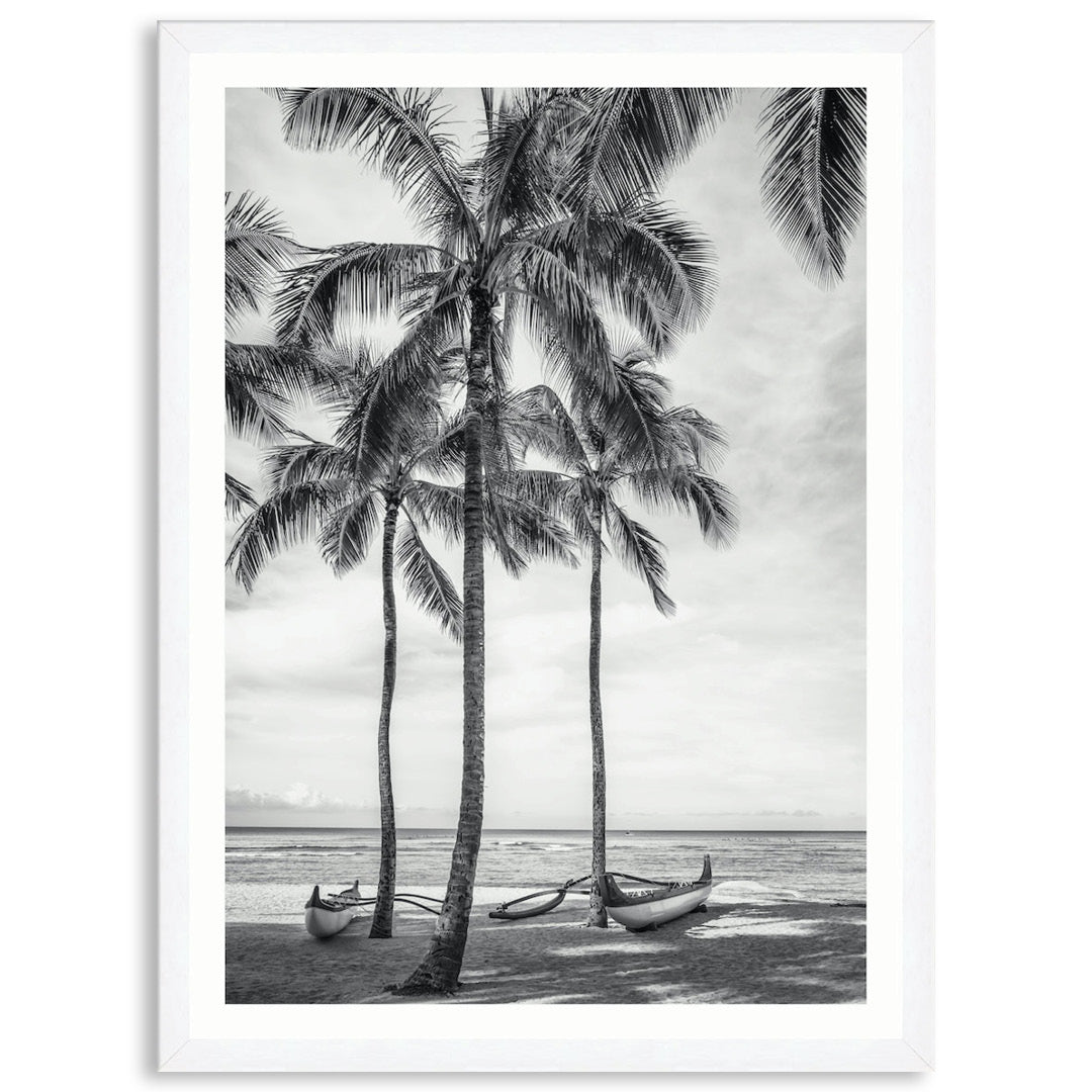 WAIKIKI OUTRIGGER I - Framed Print