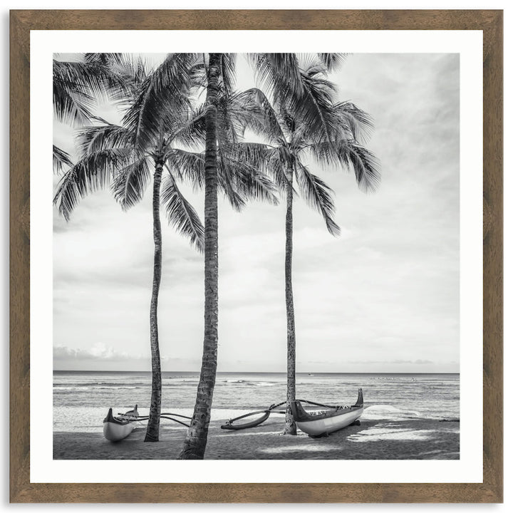 WAIKIKI OUTRIGGER II - Framed Print