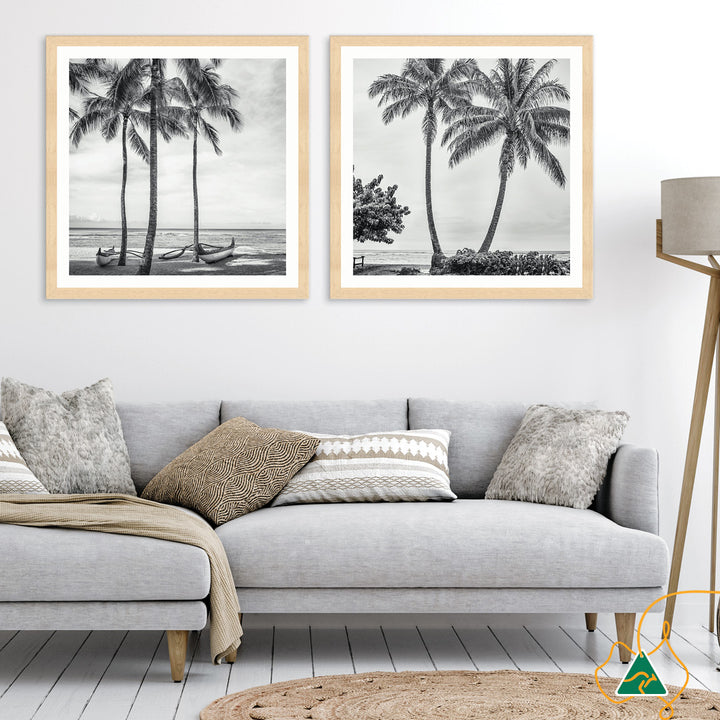 WAIKIKI OUTRIGGER II - Framed Print