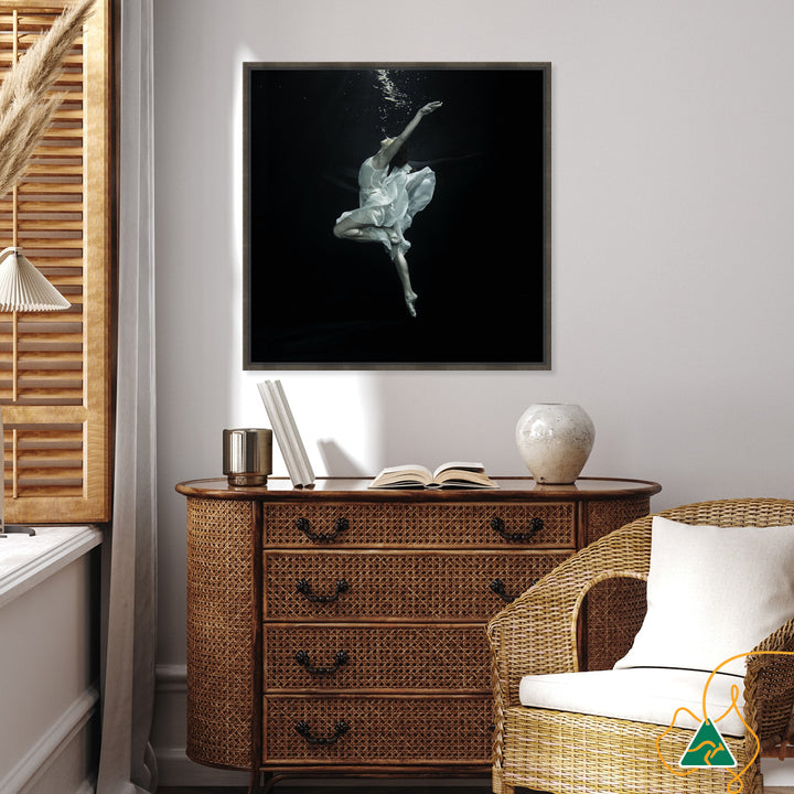 WATER DANCE IV - Framed Canvas