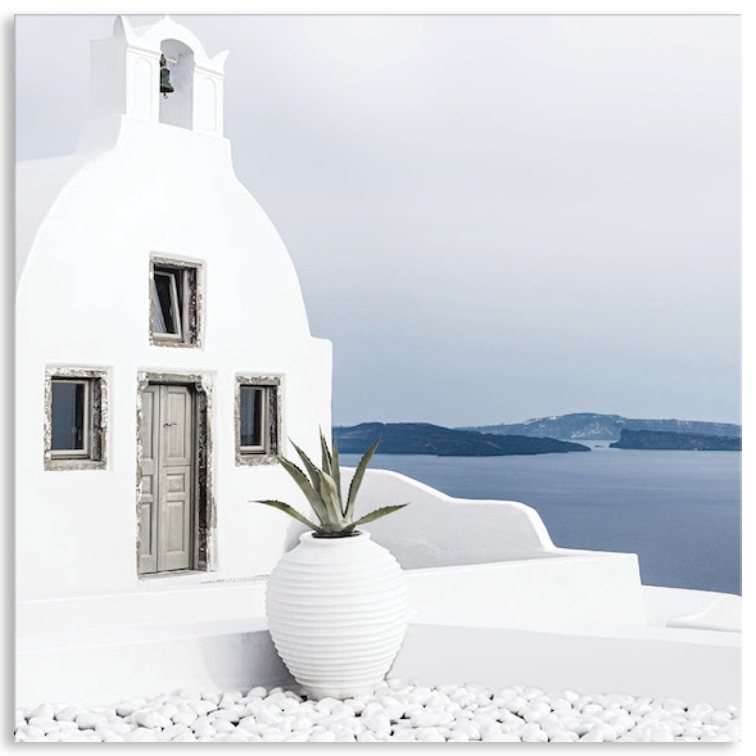 SANTORINI VIEW III - Canvas Print