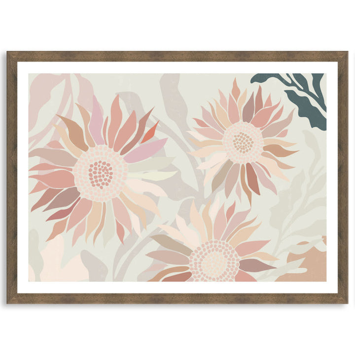 FLANNEL BLUSH I - Framed Print