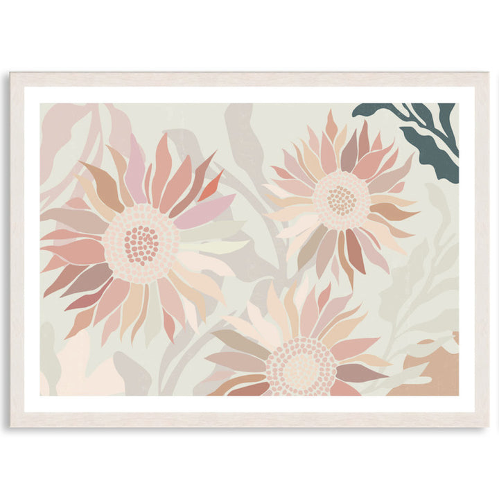 FLANNEL BLUSH I - Framed Print