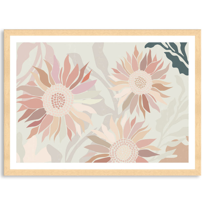 FLANNEL BLUSH I - Framed Print