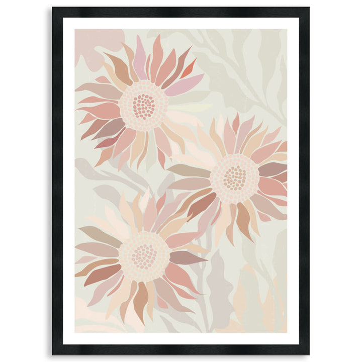 FLANNEL BLUSH II - Framed Print