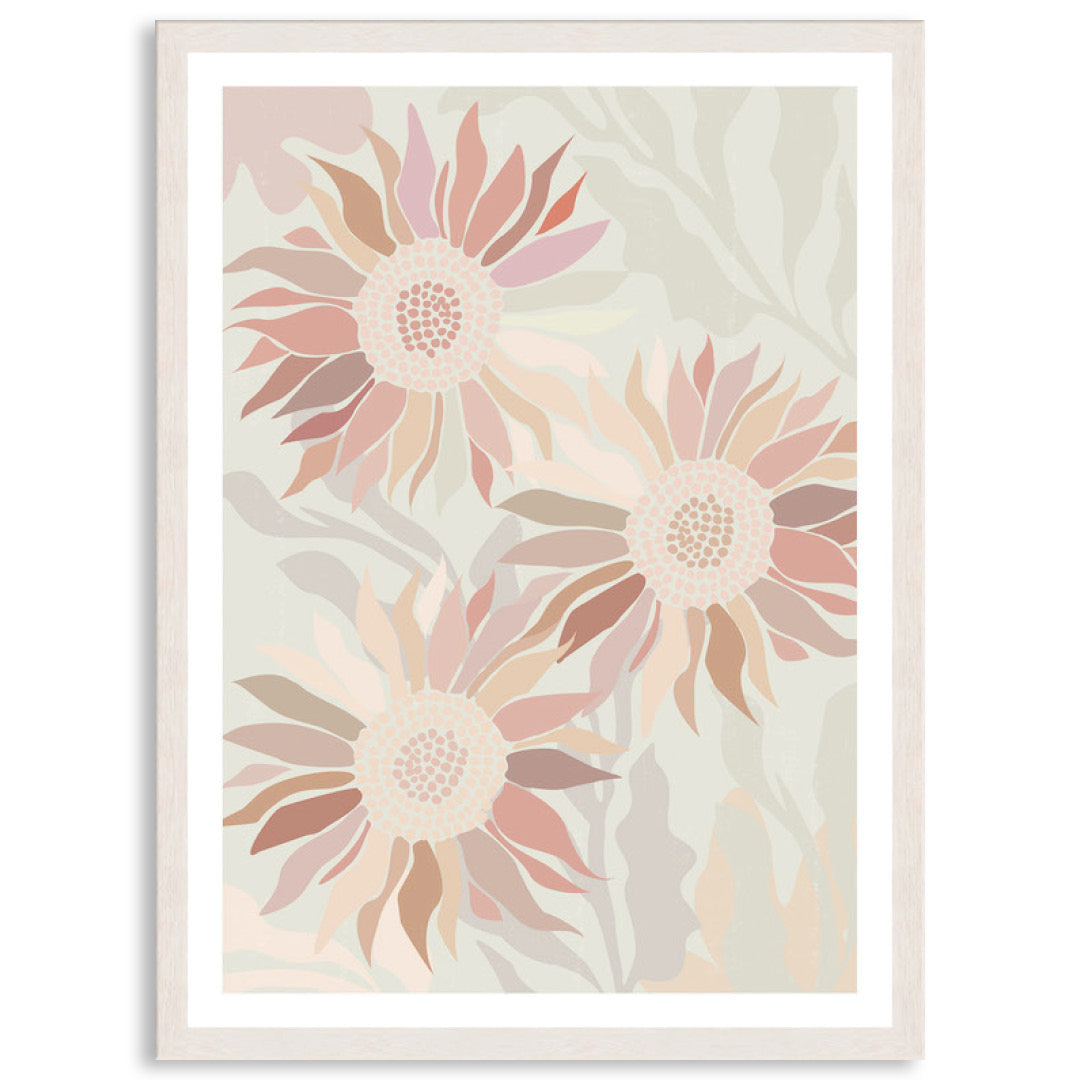 FLANNEL BLUSH II - Framed Print