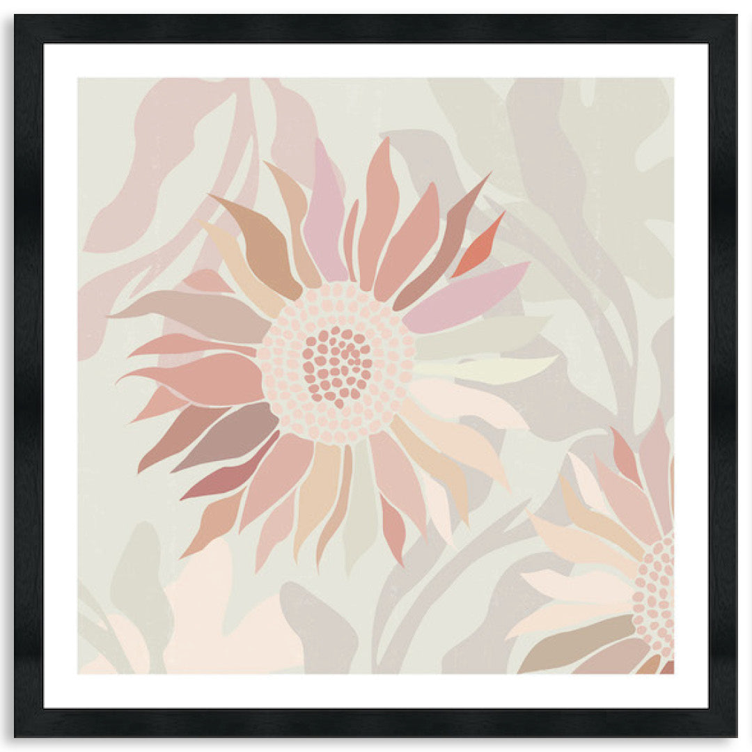 FLANNEL BLUSH III - Framed Print