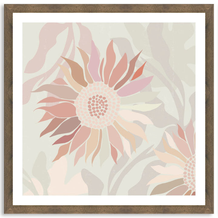 FLANNEL BLUSH III - Framed Print