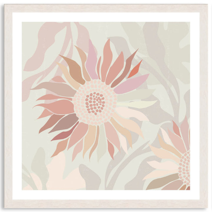 FLANNEL BLUSH III - Framed Print