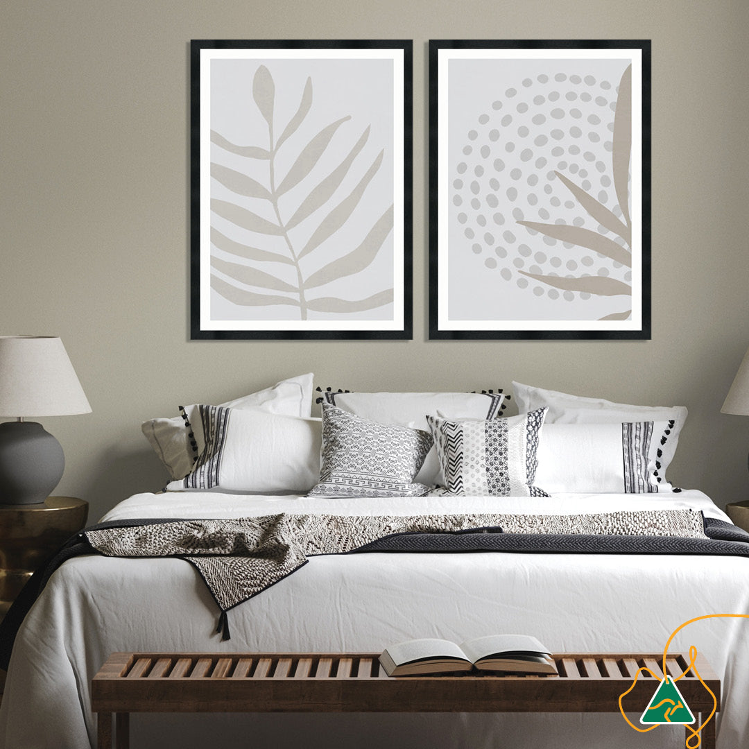 MOD FOLIAGE I - Framed Print