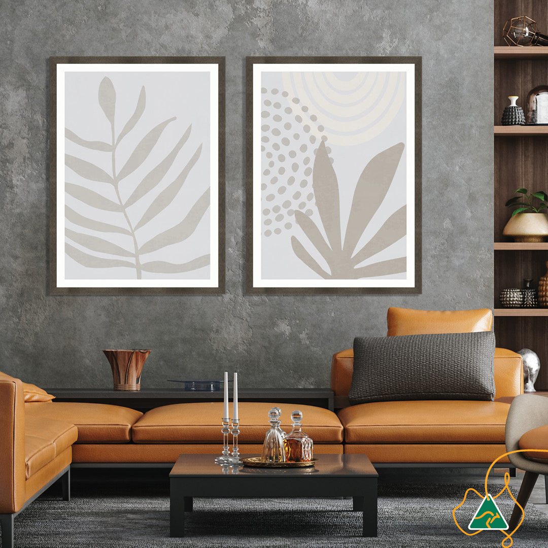 MOD FOLIAGE I - Framed Print