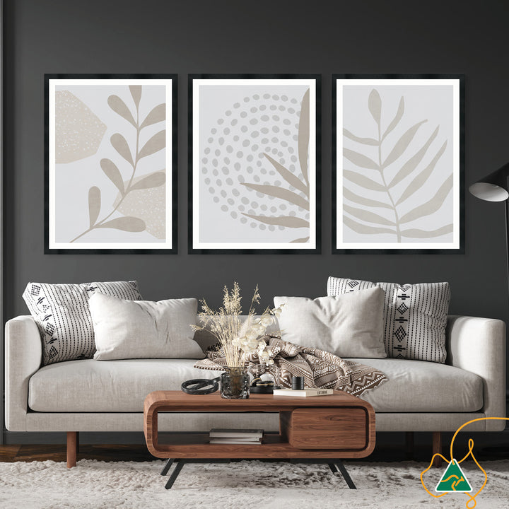 MOD FOLIAGE II - Framed Print