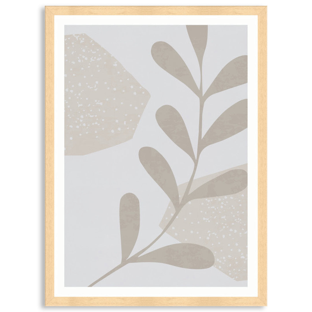 MOD FOLIAGE II - Framed Print