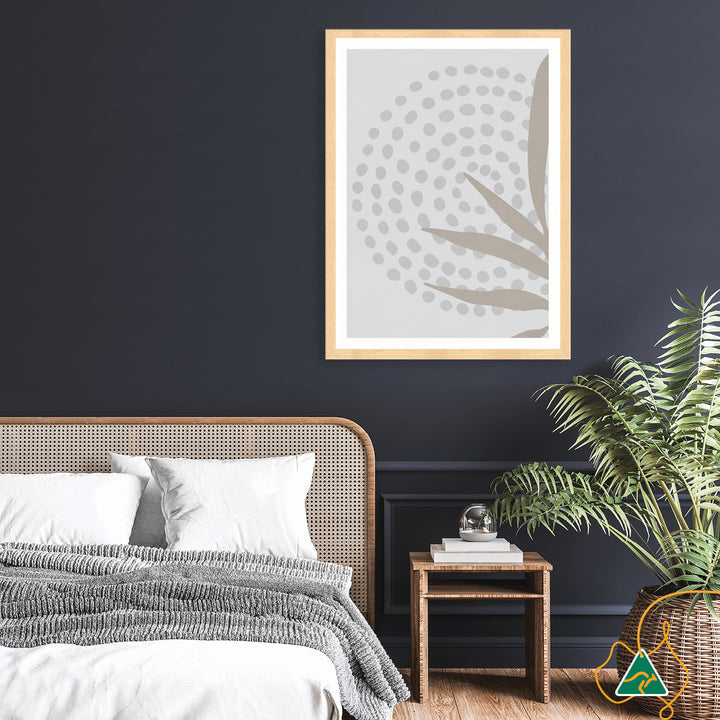 MOD FOLIAGE III - Framed Print