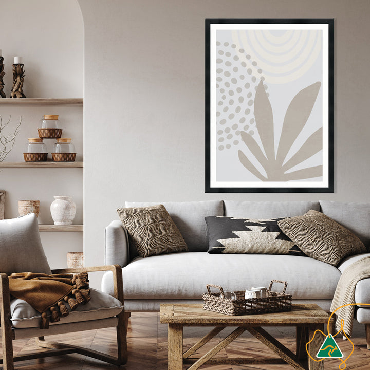 MOD FOLIAGE IV - Framed Print