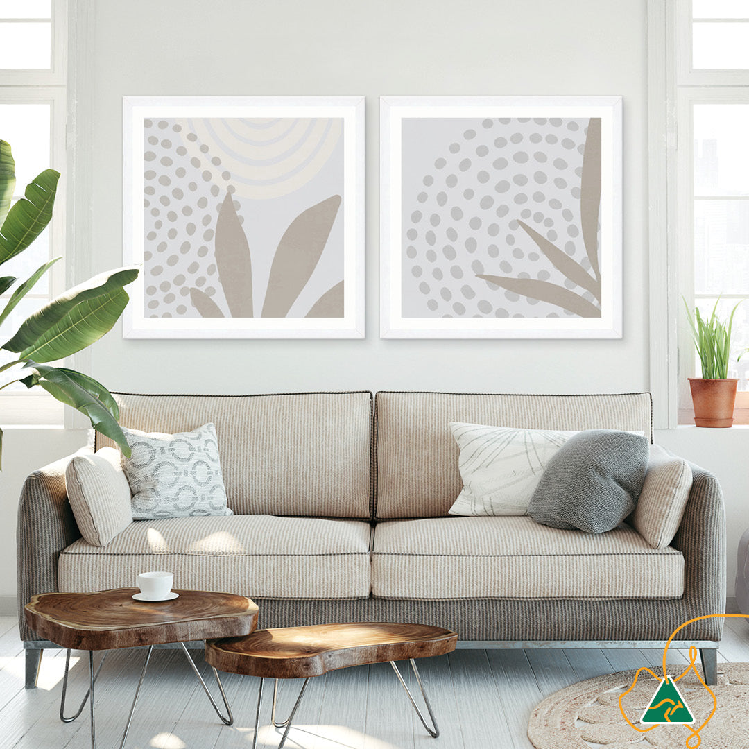 MOD FOLIAGE VIII - Framed Print