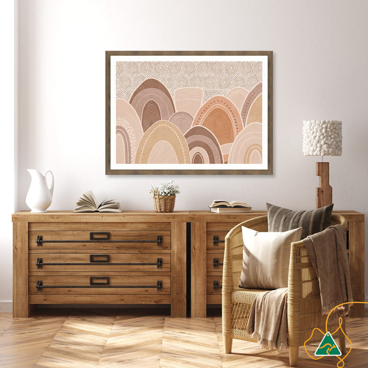 ORGANIC EARTH I - Framed Print