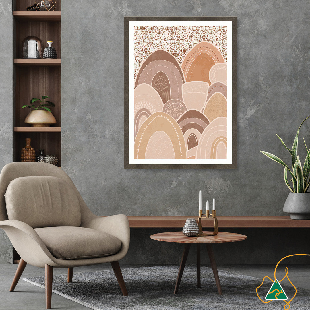 ORGANIC EARTH II - Framed Print