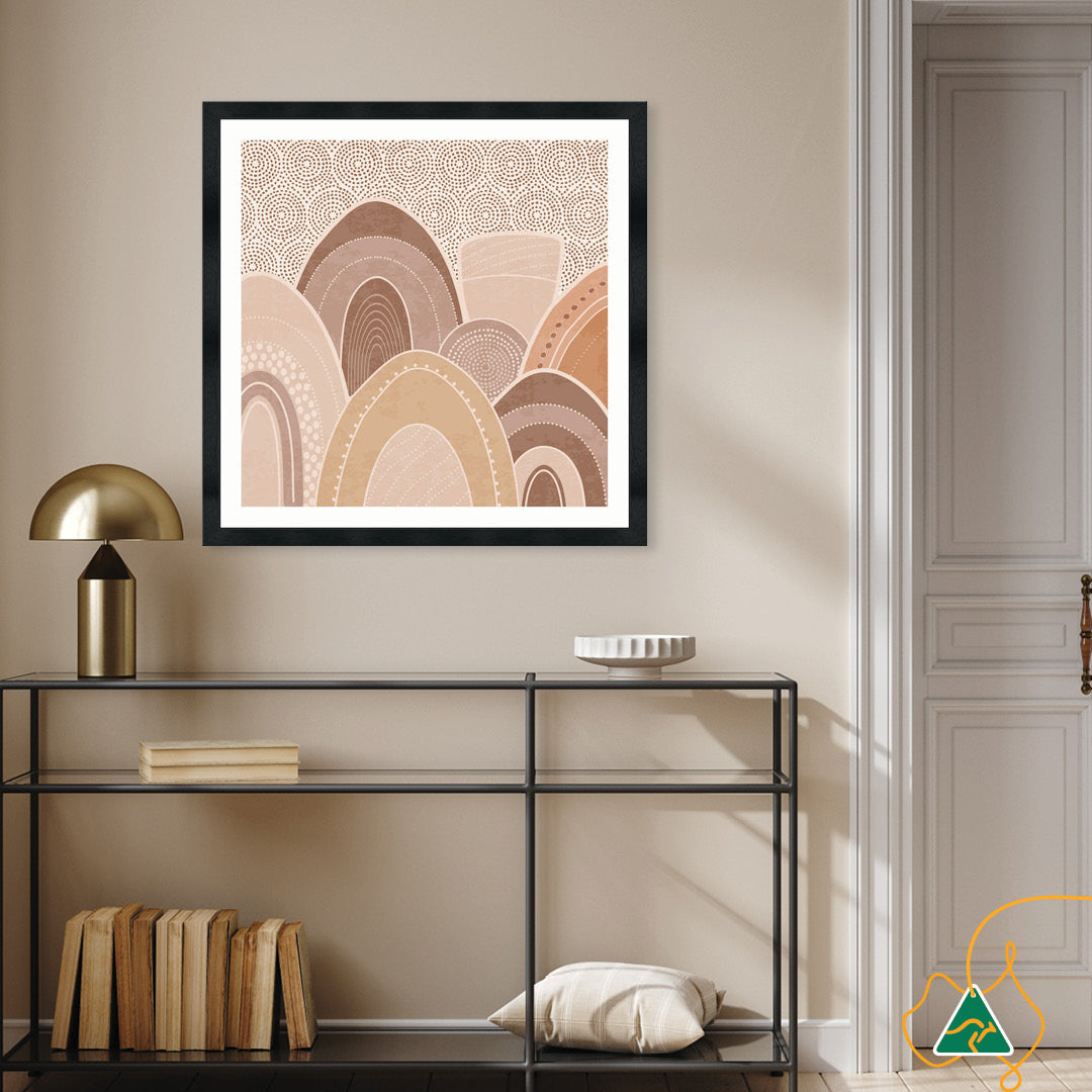 ORGANIC EARTH III - Framed Print