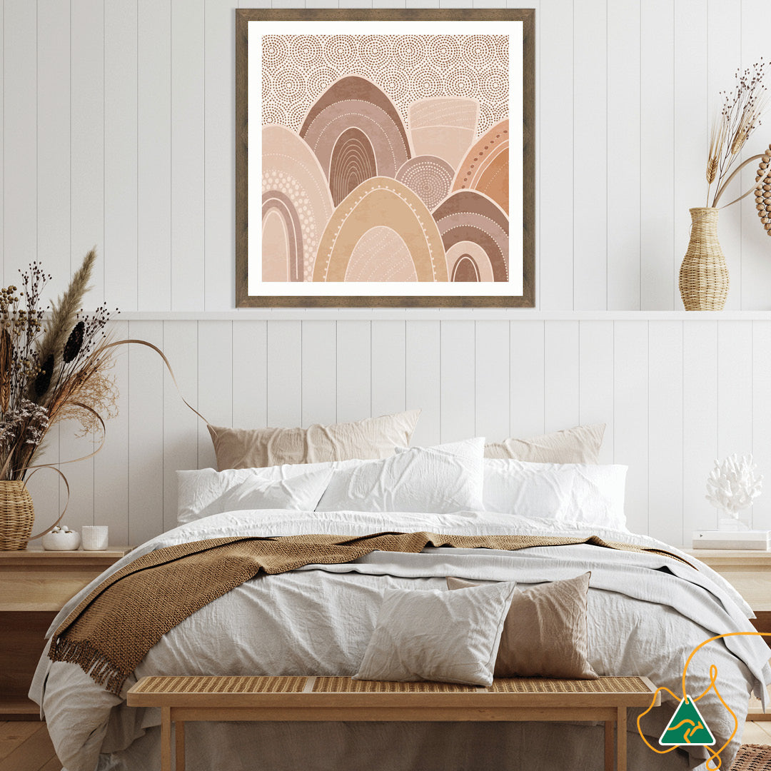 ORGANIC EARTH III - Framed Print