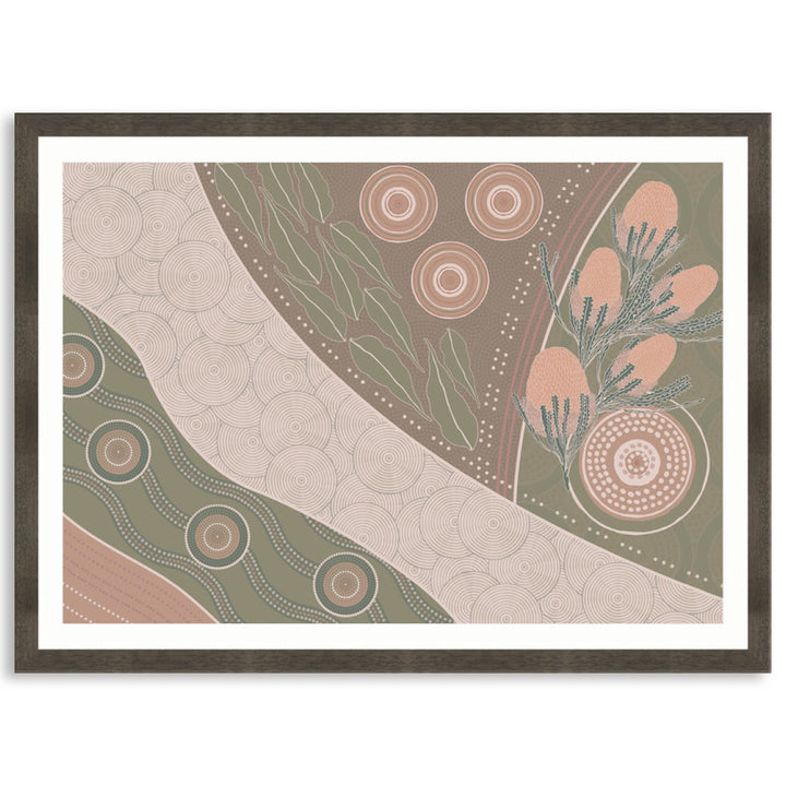 NATIVE BANKSIA I - Framed Print