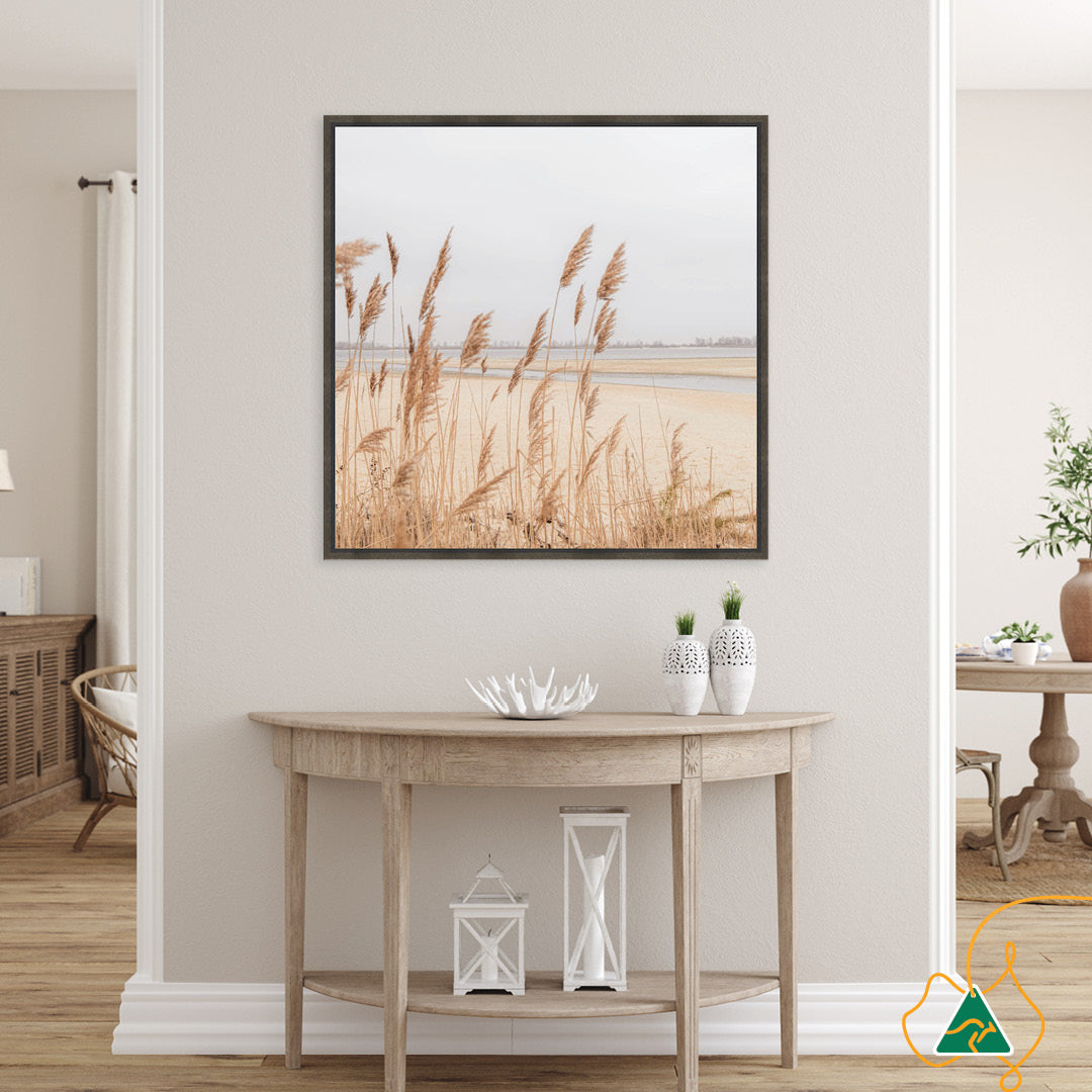 PAMPAS GRASS II - Framed Canvas