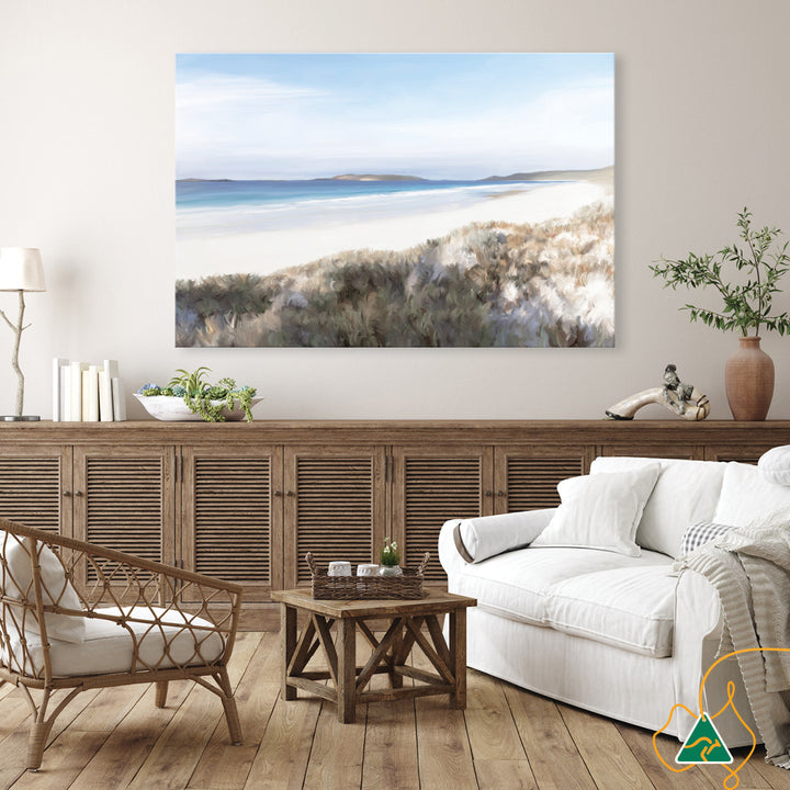 TWILIGHT BEACH I - Canvas Print