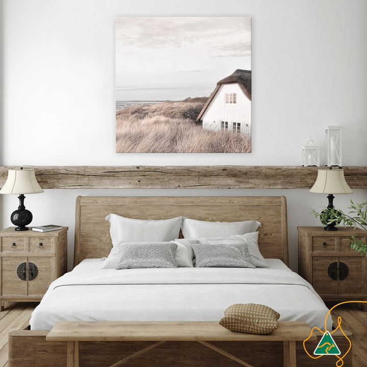 SEASIDE COTTAGE - Canvas Print