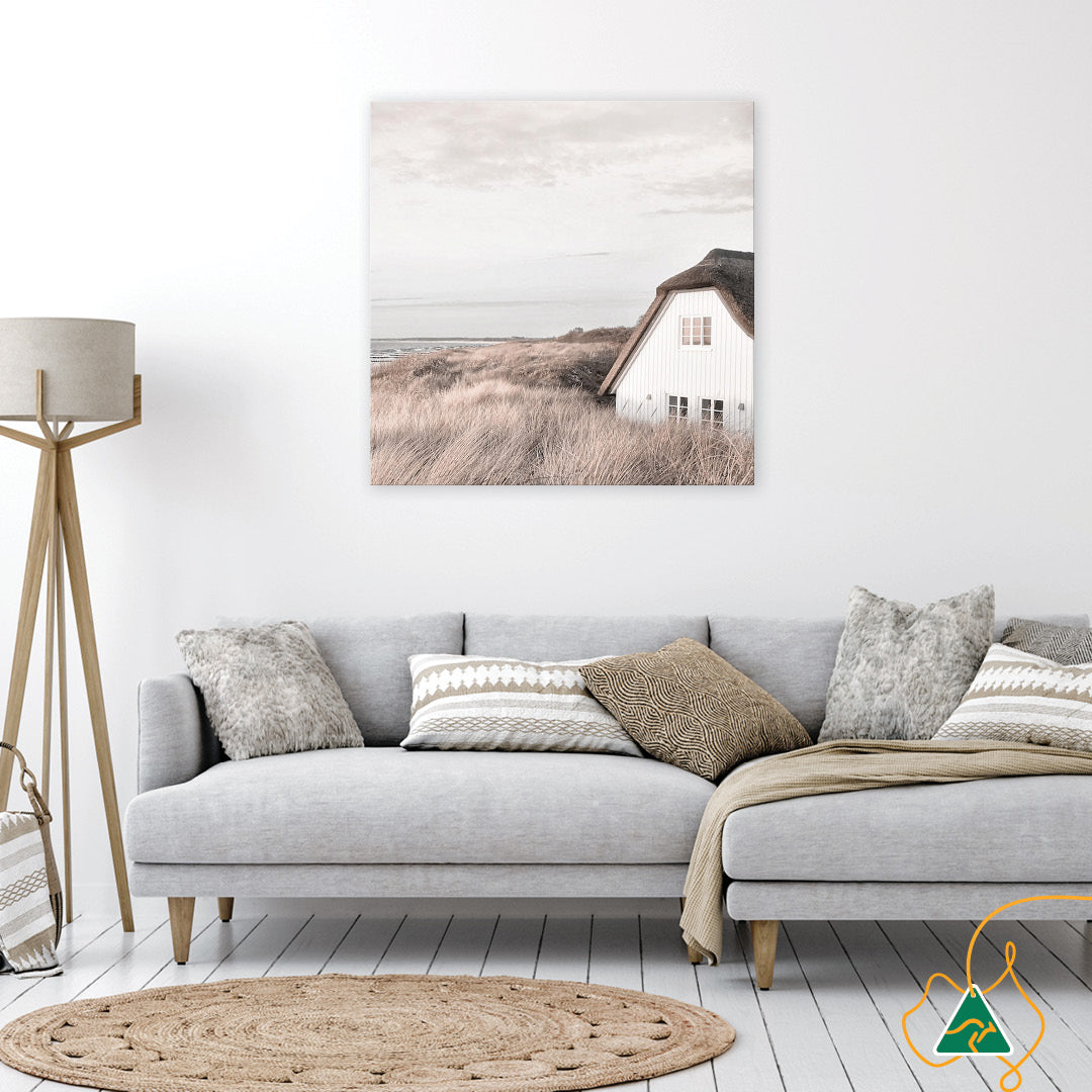 SEASIDE COTTAGE - Canvas Print