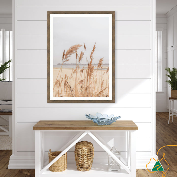 PAMPAS GRASS III - Framed Print