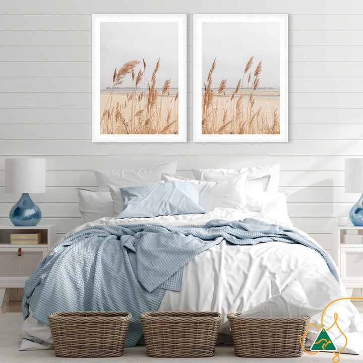 PAMPAS GRASS III - Framed Print