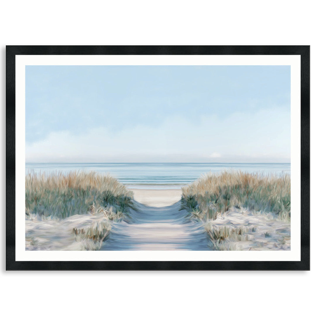 SANDY PATH I - Framed Print