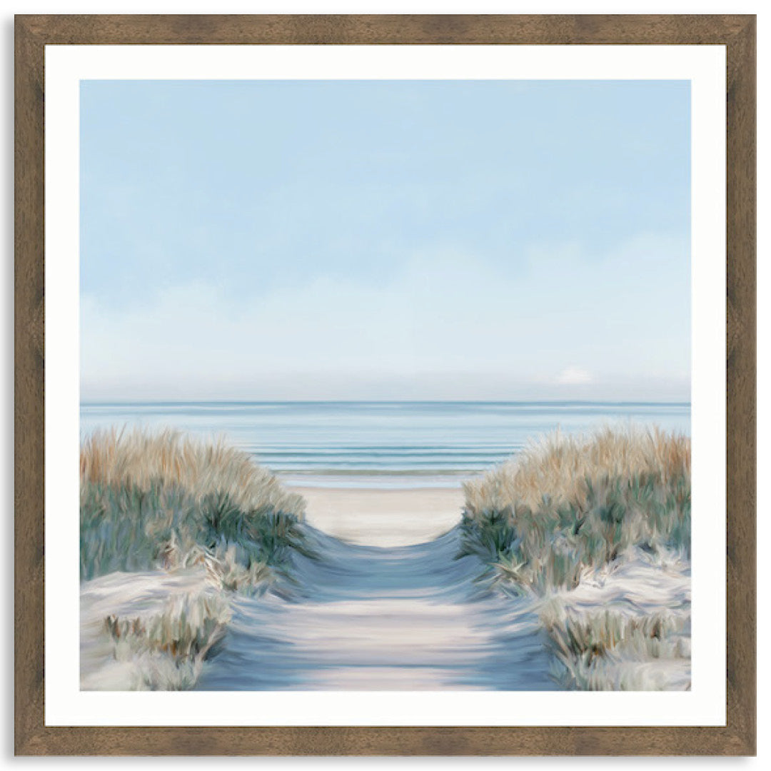 SANDY PATH II - Framed Print