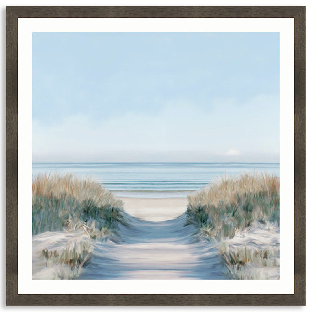 SANDY PATH II - Framed Print