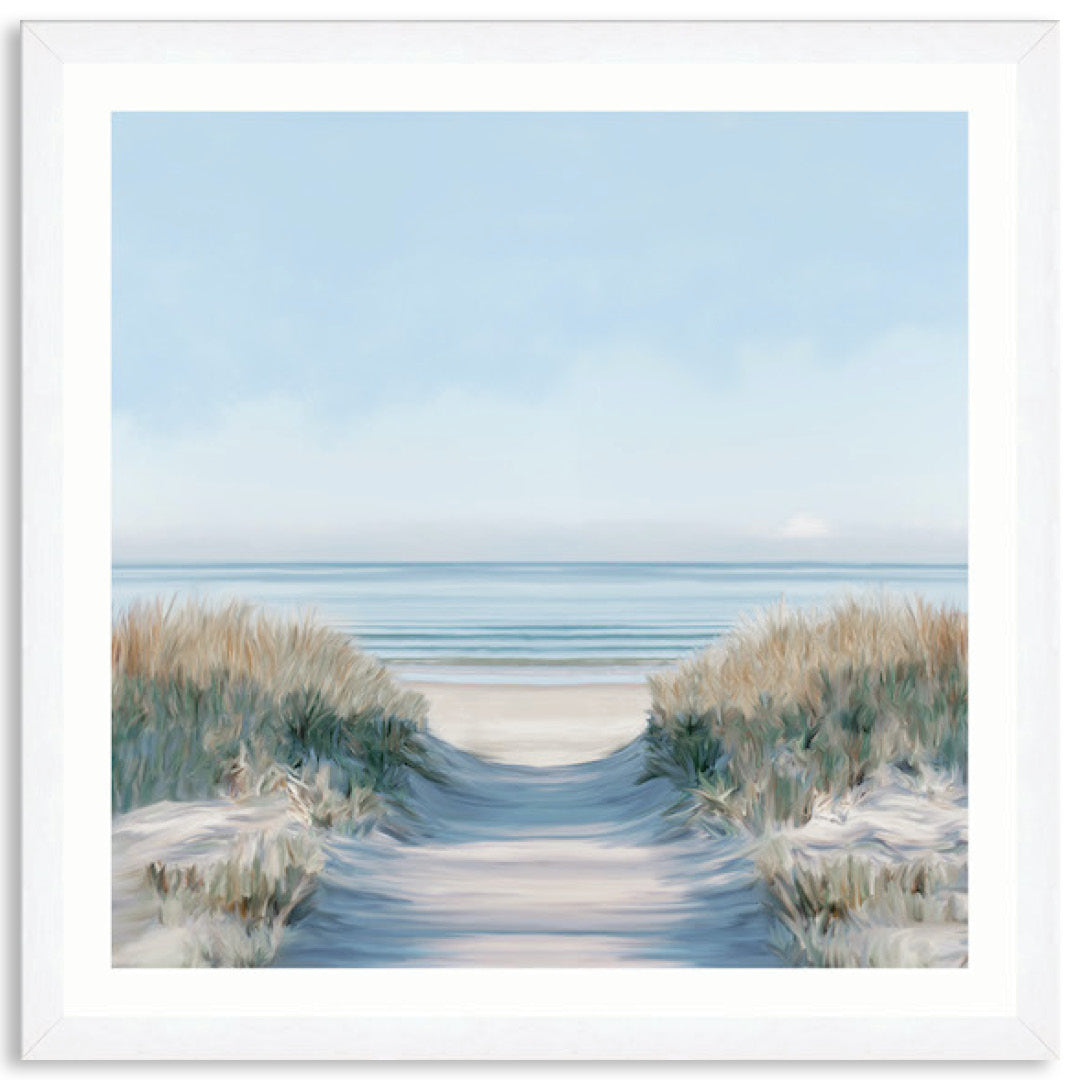 SANDY PATH II - Framed Print