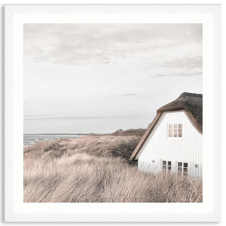 SEASIDE COTTAGE I - Framed Print