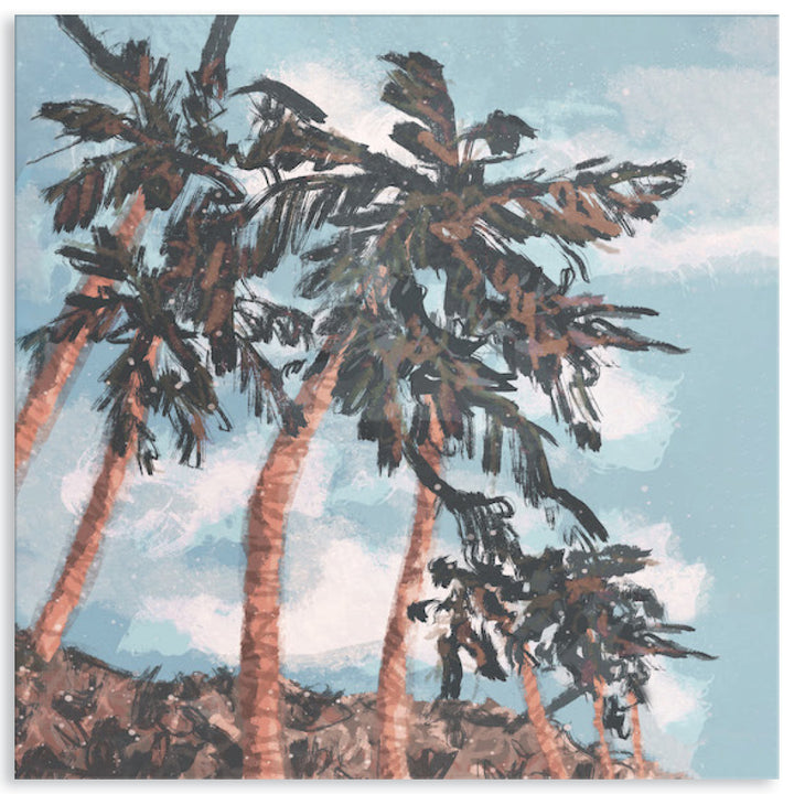 PALM BEACH II - Canvas Print