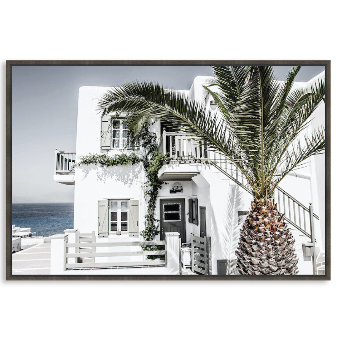 MYKONOS I - Framed Canvas