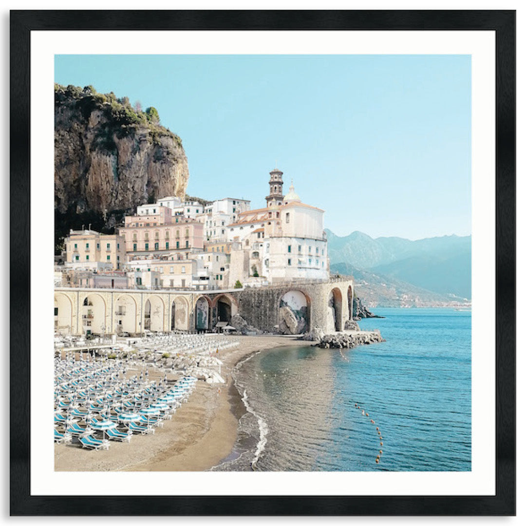 AMALFI BEACH II - Framed Print