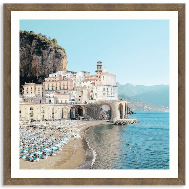 AMALFI BEACH II - Framed Print