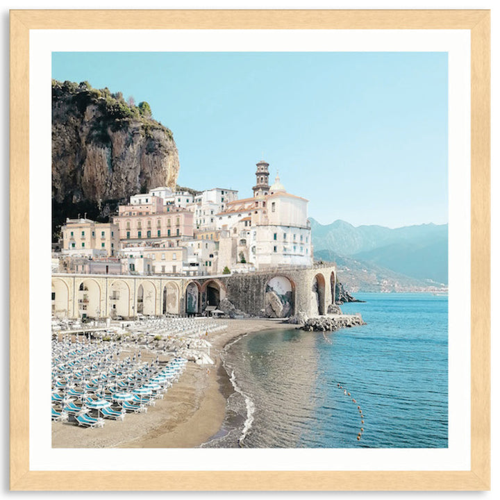 AMALFI BEACH II - Framed Print