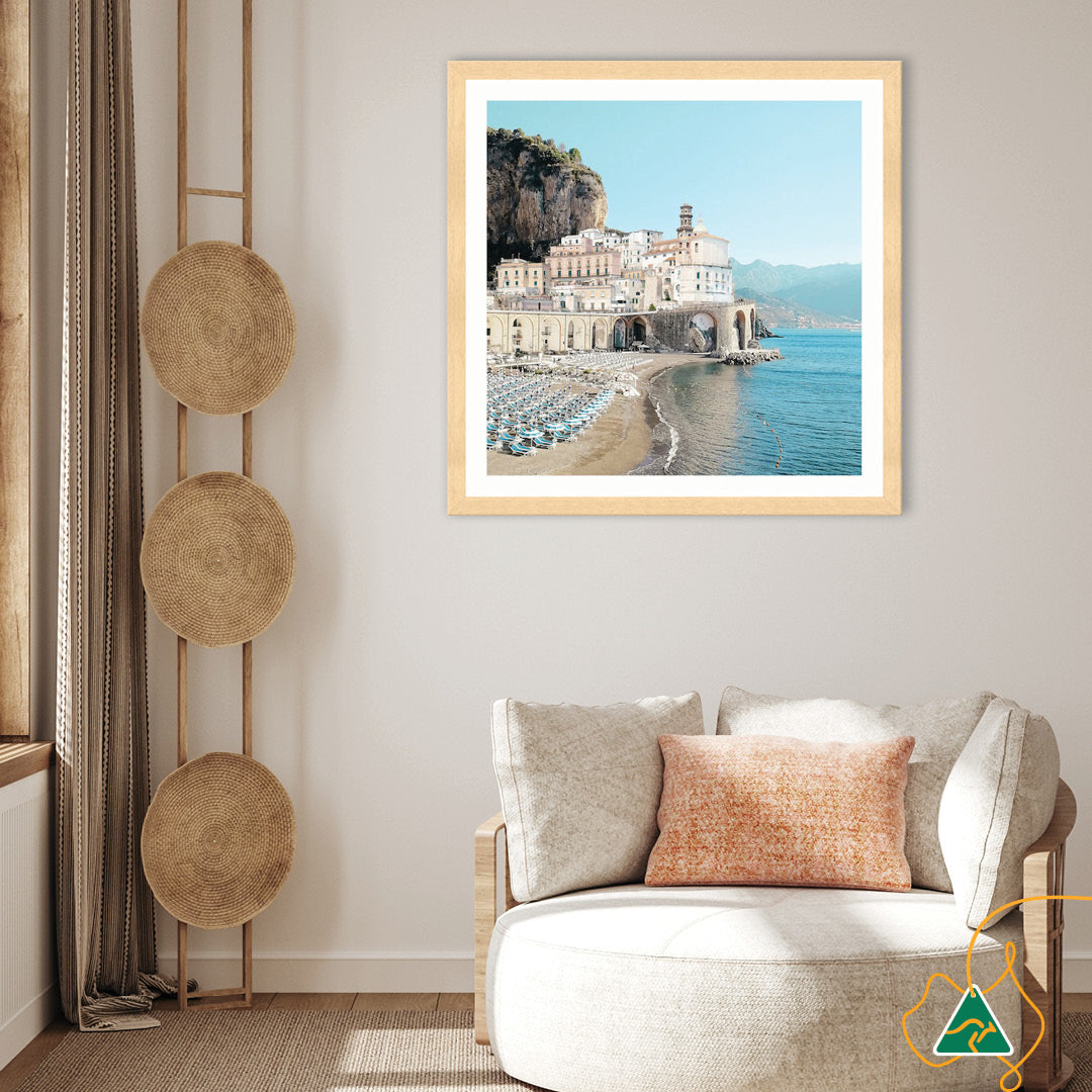 AMALFI BEACH II - Framed Print