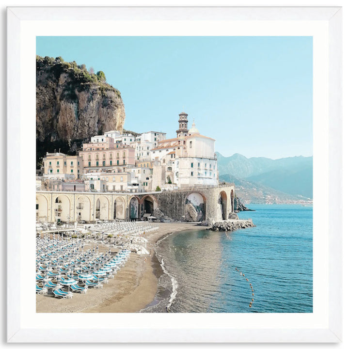 AMALFI BEACH II - Framed Print