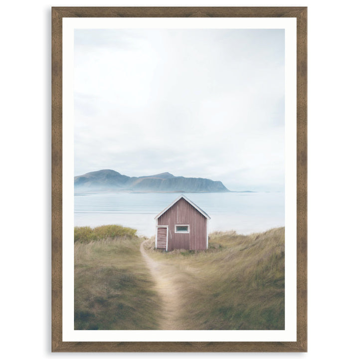 FISHING SHACK II - Framed Print