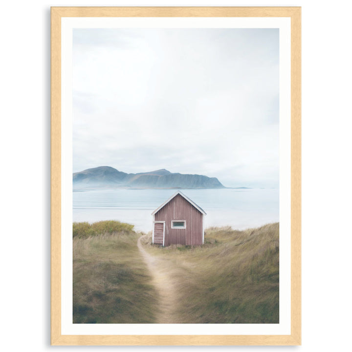 FISHING SHACK II - Framed Print