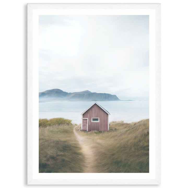 FISHING SHACK II - Framed Print